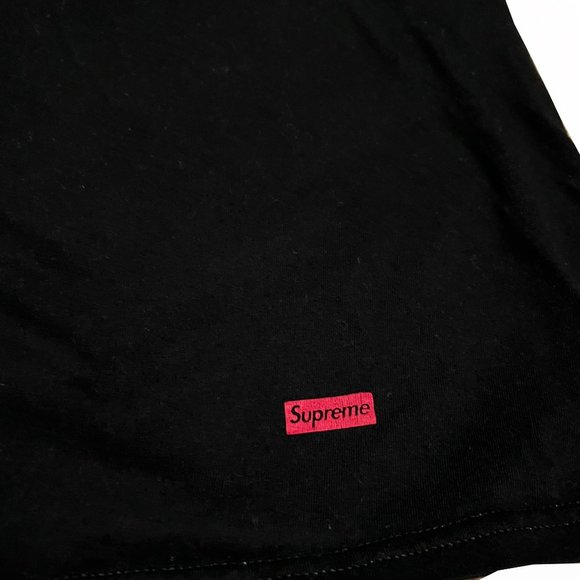 SOLD!! Supreme Hanes T-shirt, Black, size L - Picture 2 of 3